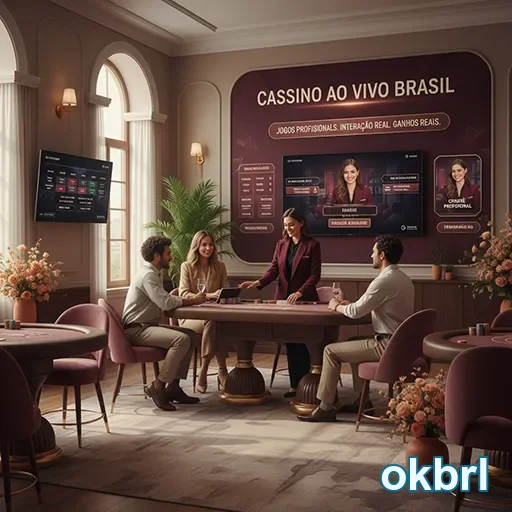 Ilustração de Explore o cassino online okbrl e descubra seus jogos favoritos